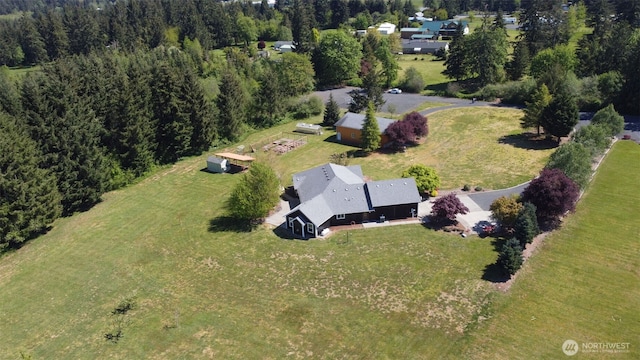 drone / aerial view