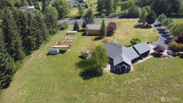 drone / aerial view