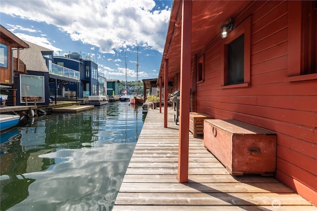 2035 Fairview Ave E Unit D, Seattle, WA 98102 - view of dock featuring a water view