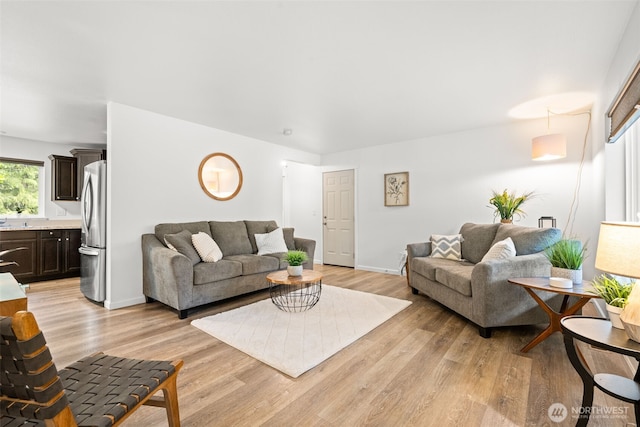 401 E Sunset Ridge Rd, Union, WA 98592 - living area with light wood finished floors and baseboards