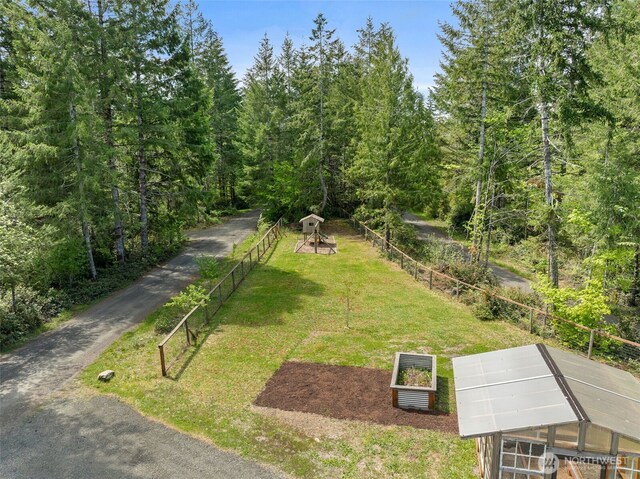 401 E Sunset Ridge Rd, Union, WA 98592 - bird's eye view of a heavily wooded area