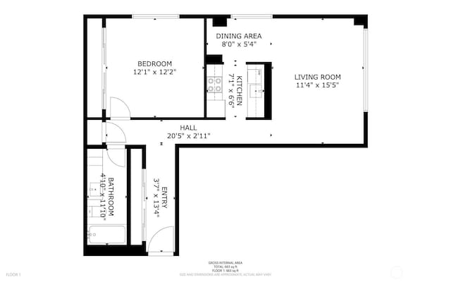 floor plan / room layout