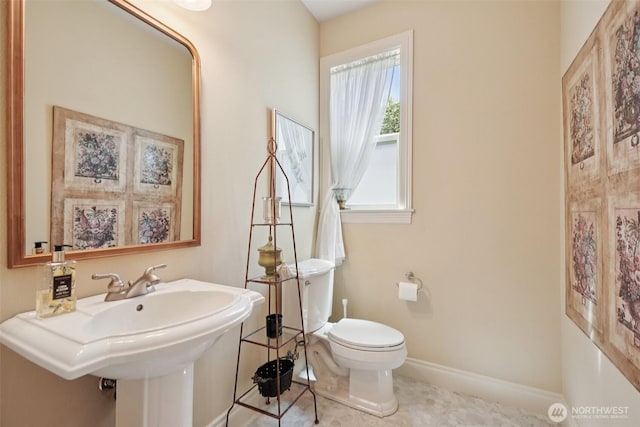 1610 NW 34th Ave, Camas, WA 98607 - half bath with toilet and tile patterned floors