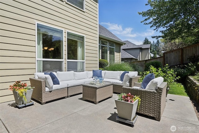 1610 NW 34th Ave, Camas, WA 98607 - view of patio featuring an outdoor hangout area