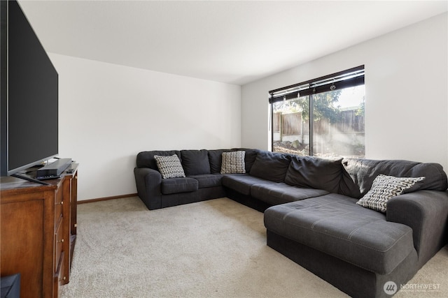 325 NE Kettle St Unit 102, Oak Harbor, WA 98277 - living area featuring baseboards and carpet