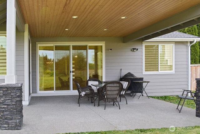 view of patio