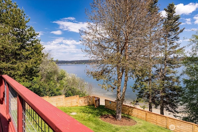 4966 Bradley Ln, Freeland, WA 98249 - water view with fence private yard