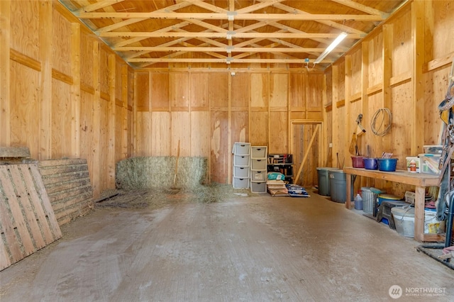 view of storage room