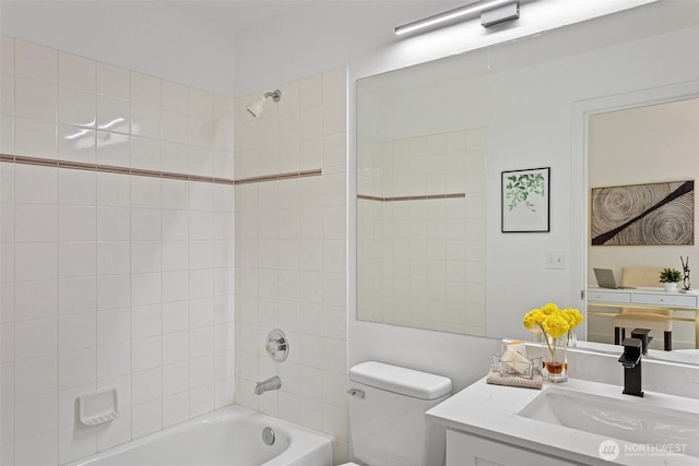 3758 257th Ave SE Unit 4-4, Issaquah, WA 98029 - full bath with shower / bathtub combination, toilet, and vanity