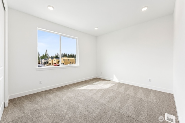 20336 150th St E Unit 588, Bonney Lake, WA 98391 - carpeted empty room with baseboards and recessed lighting