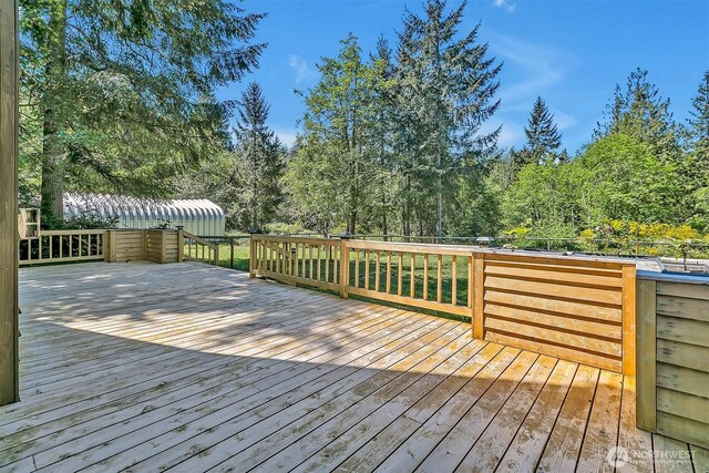 4716 167th Ave NW, Lakebay, WA 98349 - view of wooden deck