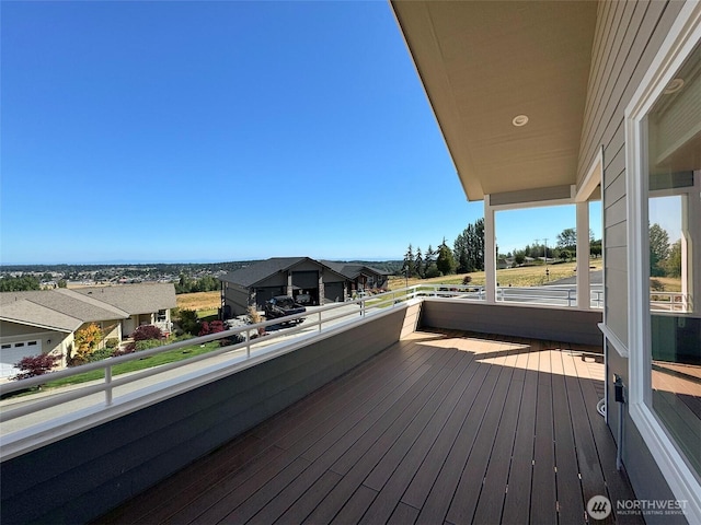 view of deck
