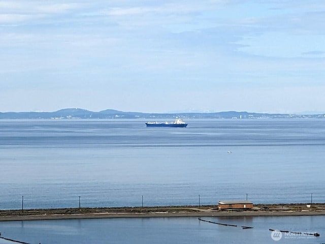 1225 W 5th St, Port Angeles, WA 98363 - property view of water with a mountain view