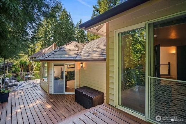 7236 Twin Cedar Ln SE, Tumwater, WA 98501 - view of wooden terrace