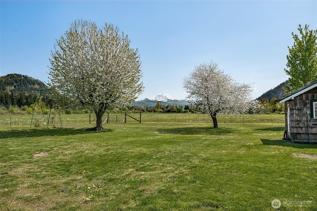 28009 SE 456th St, Enumclaw, WA 98022 - view of yard with a mountain view