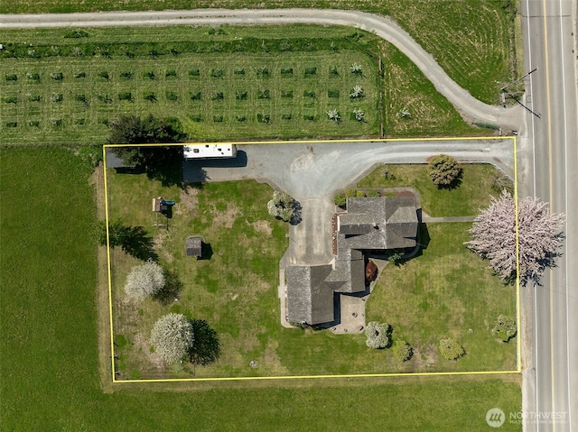 28009 SE 456th St, Enumclaw, WA 98022 - aerial overview of property's location featuring property parcel outlined