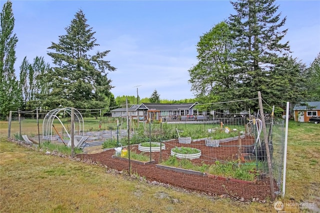 47 W Sunny Sands Rd, Cathlamet, WA 98612 - view of yard with a vegetable garden