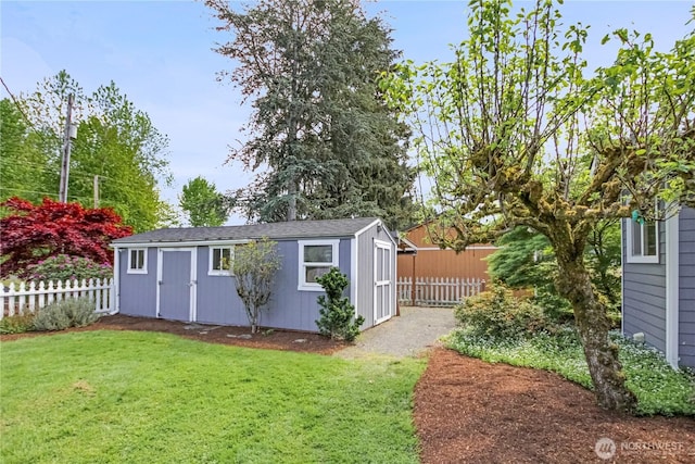 47 W Sunny Sands Rd, Cathlamet, WA 98612 - view of shed featuring fence
