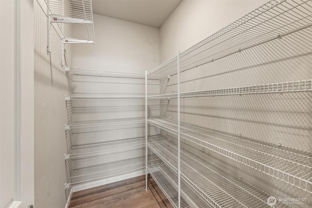 view of storage area