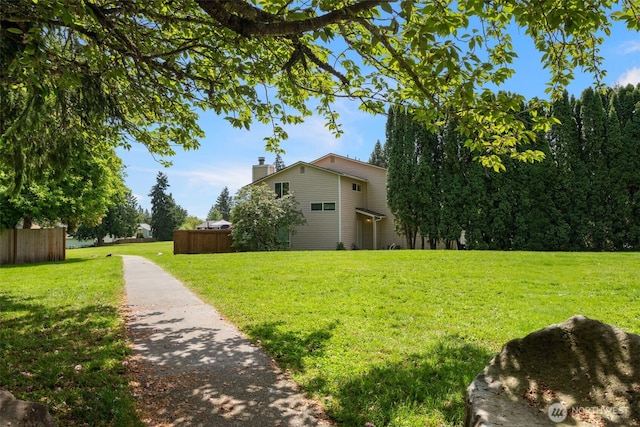 view of yard