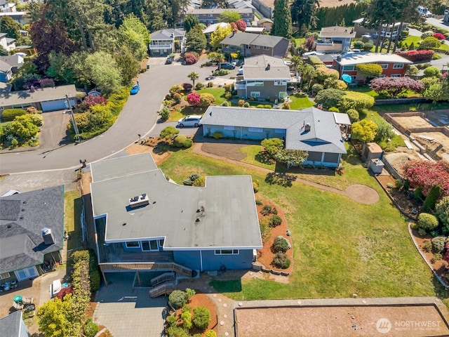 18215 3rd Pl SW, Normandy Park, WA 98166 - aerial view of residential area