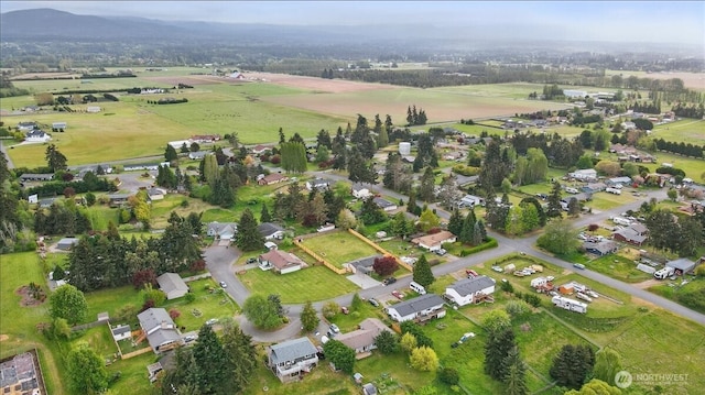 aerial view of property's location with rural landscape