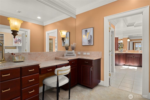 2530 39th Ave E, Seattle, WA 98112 - bathroom with ornamental molding and vanity