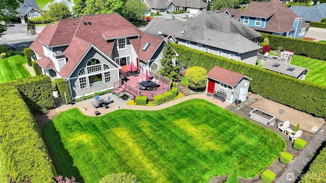 624 E Maberry Dr, Lynden, WA 98264 - aerial perspective of suburban area