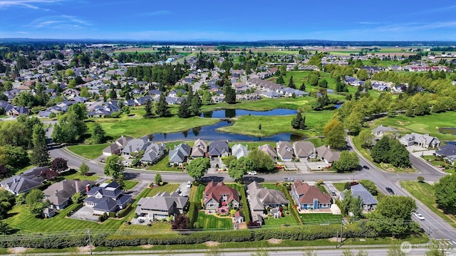 624 E Maberry Dr, Lynden, WA 98264 - aerial view of property and surrounding area with nearby suburban area and a nearby body of water