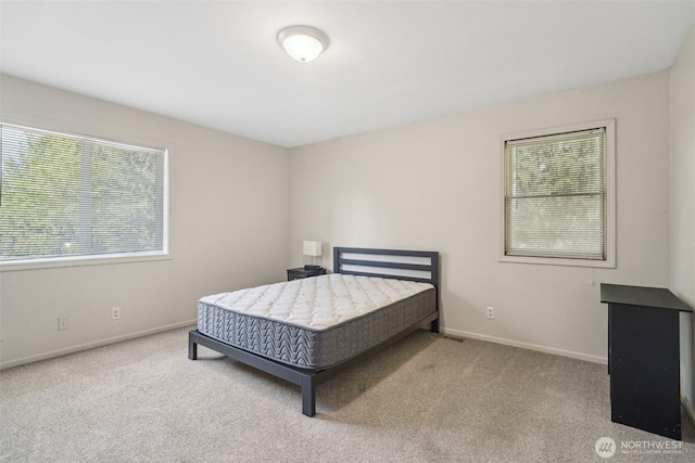 3420SW 344th St, Federal Way, WA 98023 - bedroom with multiple windows, carpet flooring, and baseboards