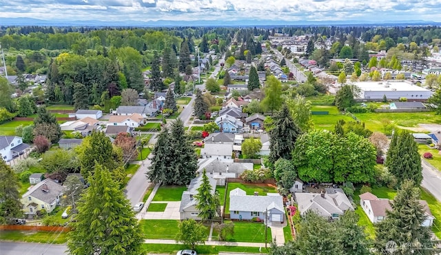 drone / aerial view featuring a residential view