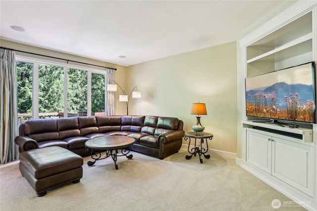 25846 NE 4th Pl, Sammamish, WA 98074 - living area with light colored carpet and baseboards