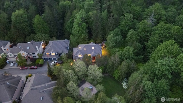 25846 NE 4th Pl, Sammamish, WA 98074 - view of property location featuring a heavily wooded area and nearby suburban area