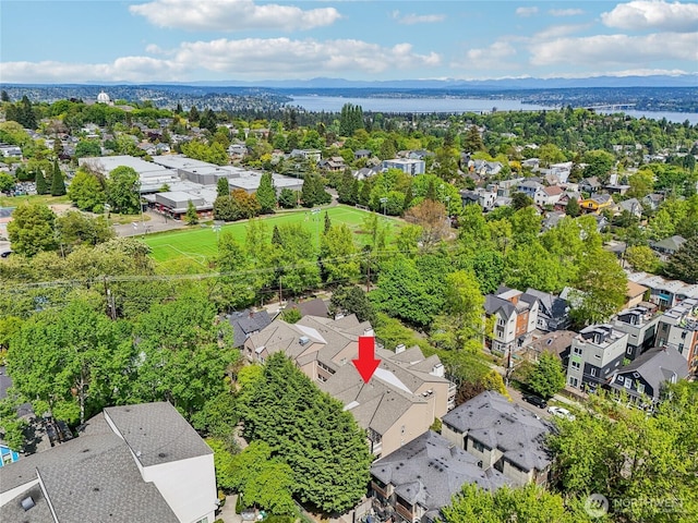 215 20th Ave E Unit 305, Seattle, WA 98112 - aerial view of residential area featuring a large body of water
