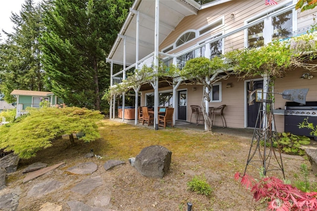 back of house featuring a patio