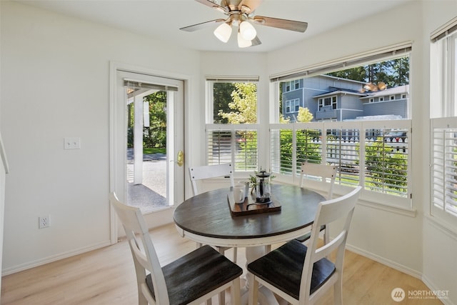 sunroom with a wealth of natural light