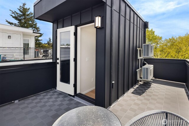 view of patio with cooling unit
