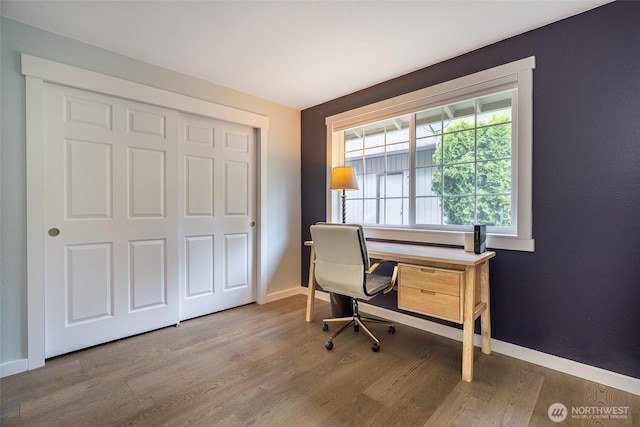 2656 168th Ave NE, Bellevue, WA 98008 - office with wood finished floors and baseboards