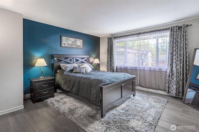 2656 168th Ave NE, Bellevue, WA 98008 - bedroom with wood finished floors and baseboards