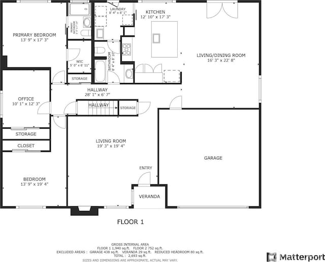 2656 168th Ave NE, Bellevue, WA 98008 - home floor plan