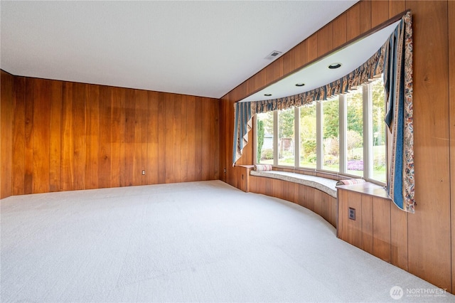 524 Carl Way, Aberdeen, WA 98520 - carpeted empty room with wood walls