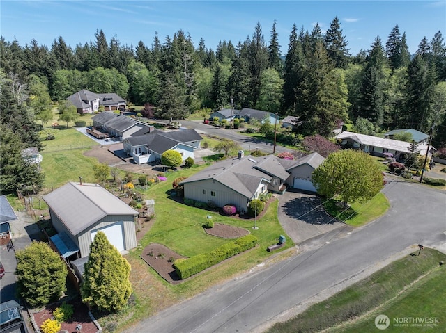 524 Carl Way, Aberdeen, WA 98520 - aerial perspective of suburban area