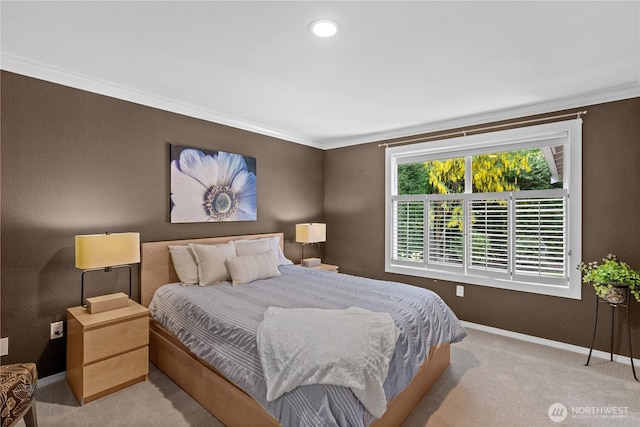 10811 164th Pl NE, Redmond, WA 98052 - carpeted bedroom featuring baseboards and ornamental molding