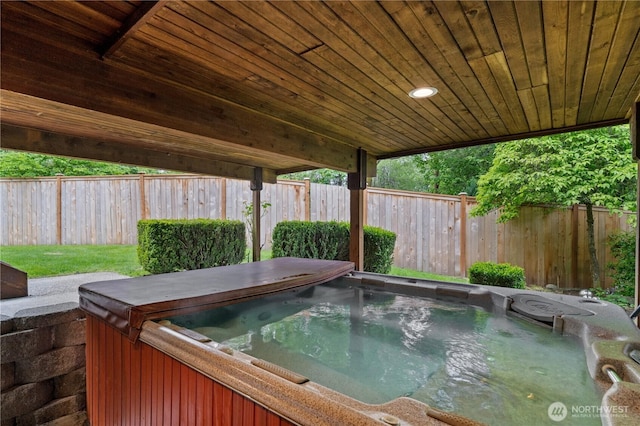 10811 164th Pl NE, Redmond, WA 98052 - view of swimming pool with a hot tub