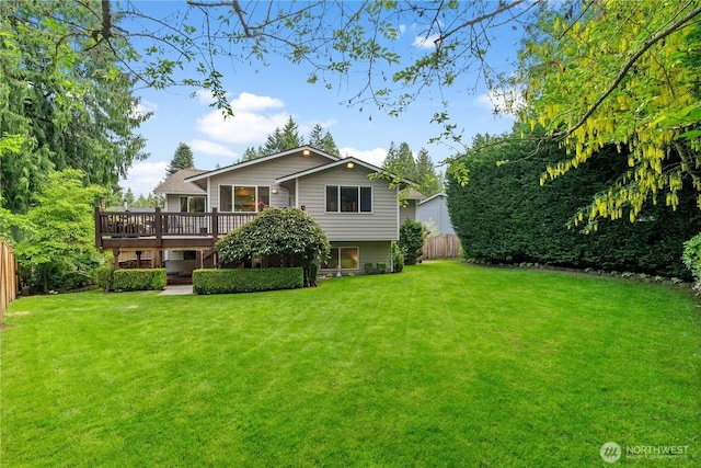 10811 164th Pl NE, Redmond, WA 98052 - rear view of property featuring a deck