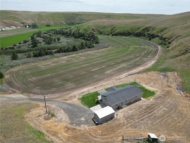6279 Touchet N Rd, Touchet, WA 99360 - aerial view of sparsely populated area