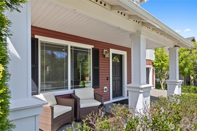 view of patio / terrace with covered porch