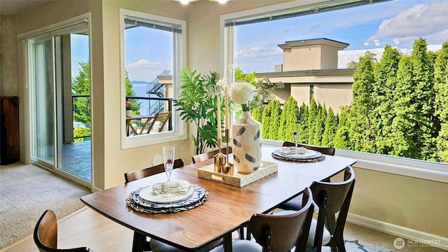 9201 NE Juanita Dr Unit 205, Kirkland, WA 98034 - dining area with baseboards