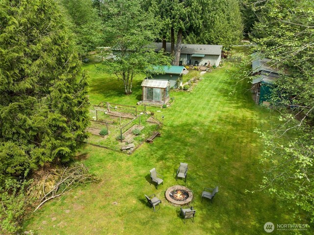 26911 312th Ave SE, Ravensdale, WA 98051 - drone / aerial view