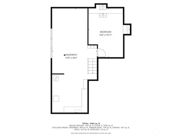 1639 21st Ave, Longview, WA 98632 - room layout